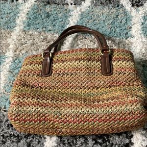 Colorful leather purse